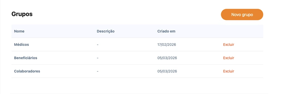 Segmentação por grupos — 1